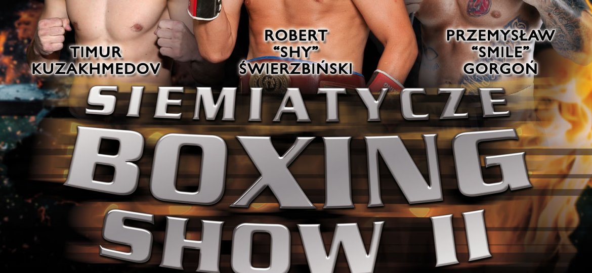 plakat Siemiatycze Boxing Show II (1)