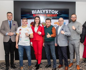 konferencja prasowa przez Białystok Boxing Night 6 kwietnia
