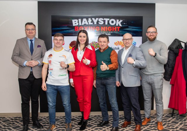 konferencja prasowa przez Białystok Boxing Night 6 kwietnia